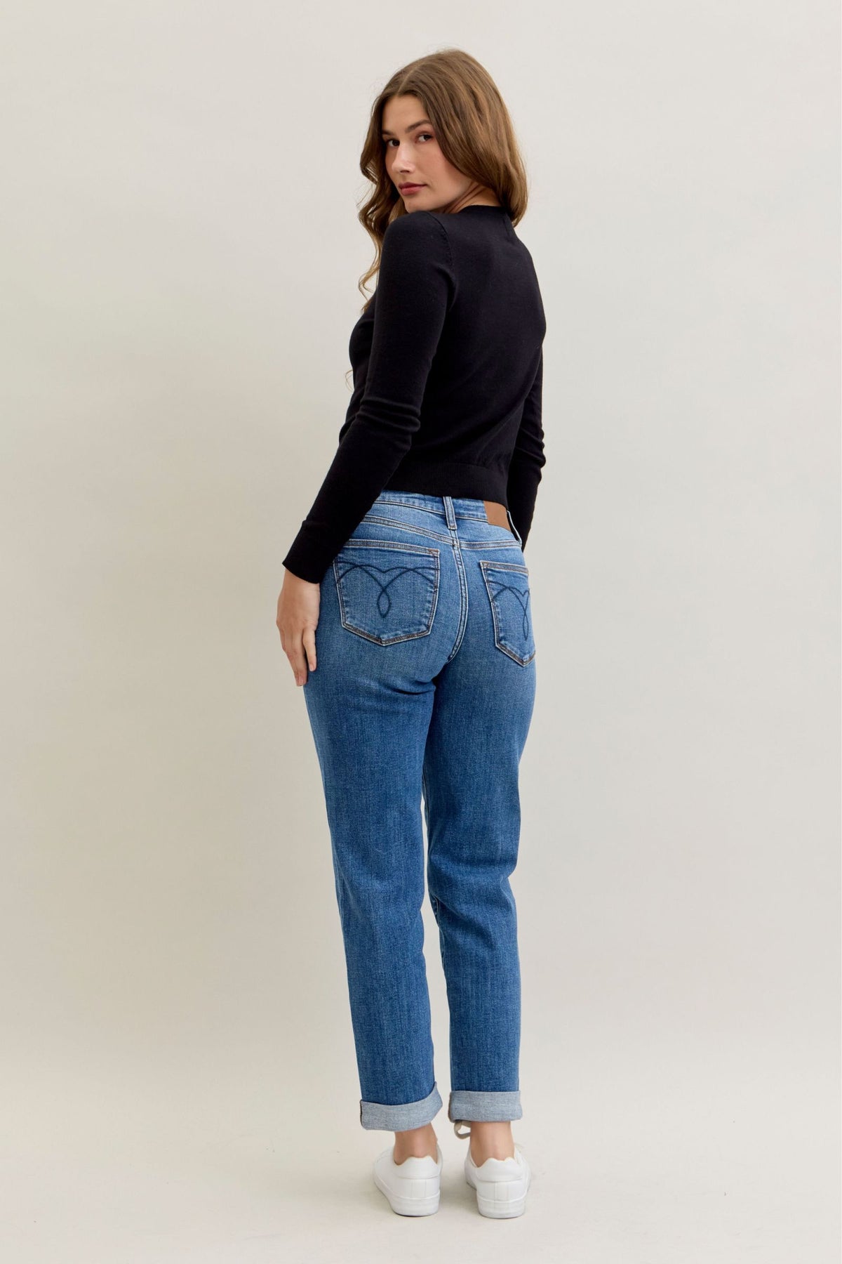 Boy friend fit midrise Judy blue Jeans
