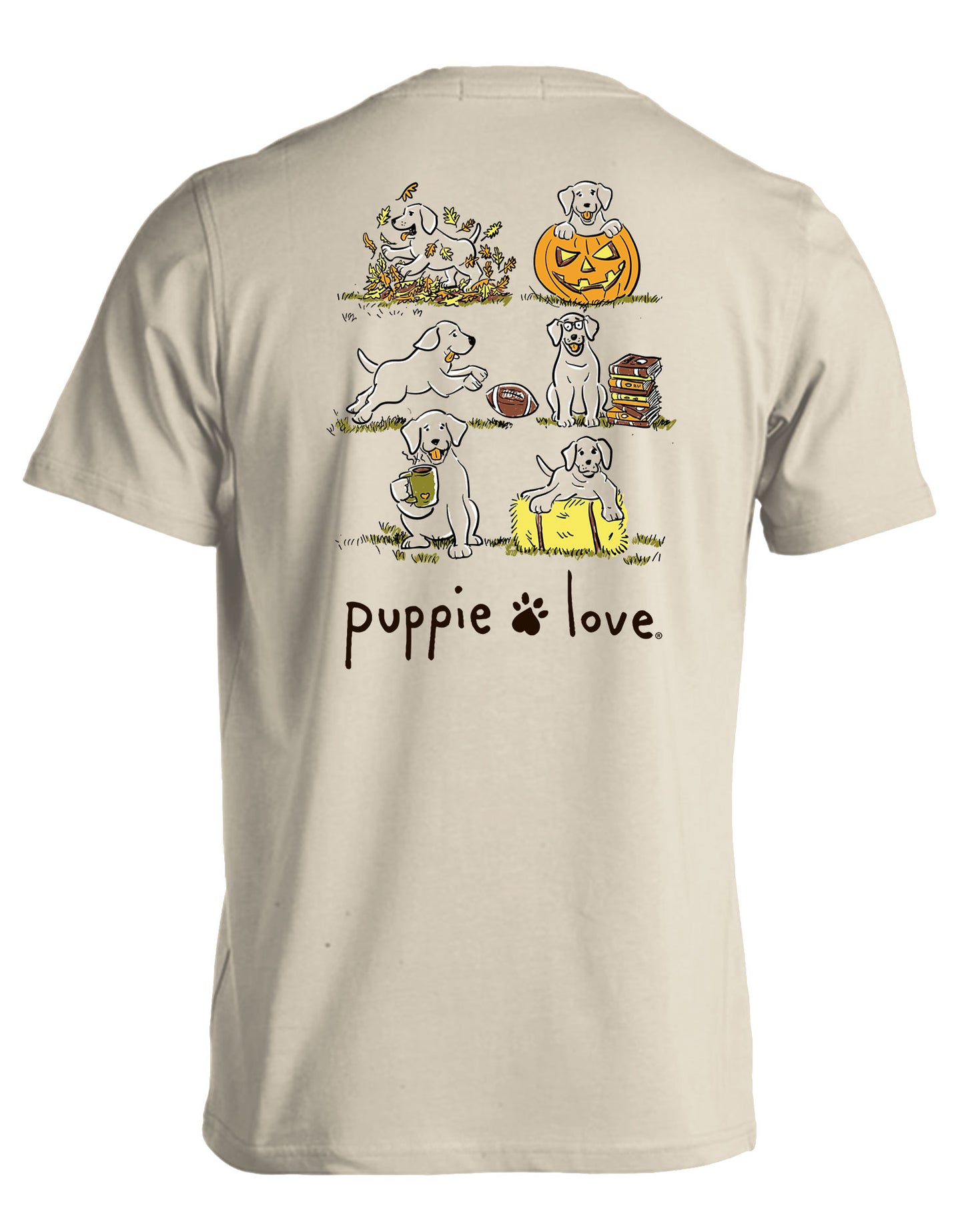 Football puppie love tee