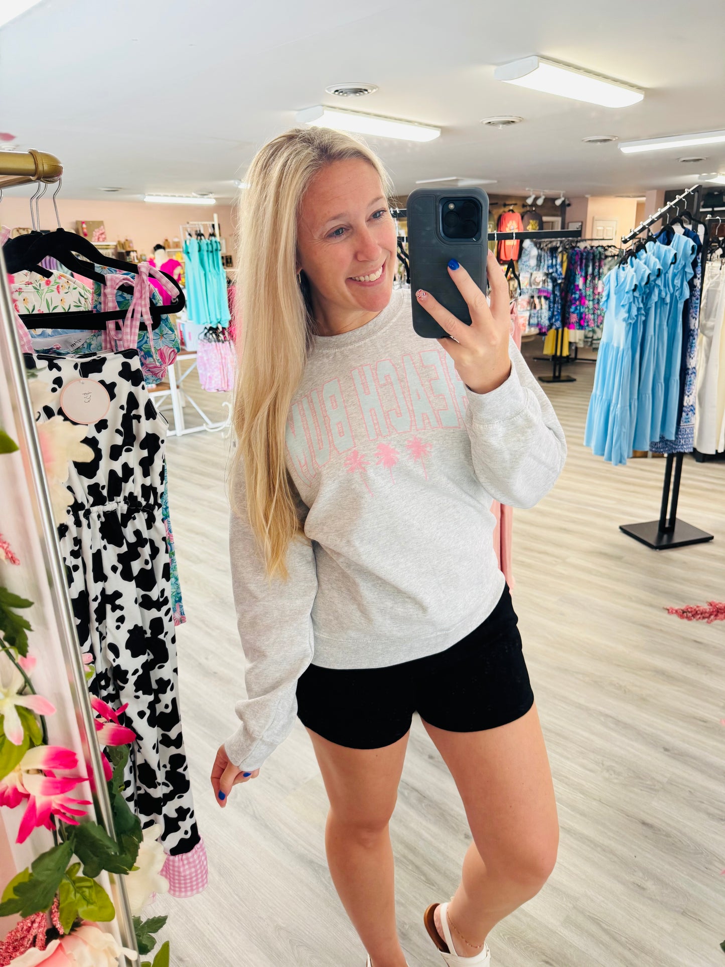 Beach bum sweatshirt