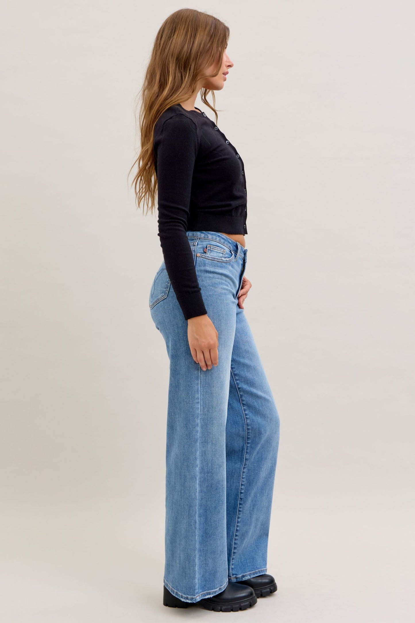 Retro wide Judy blue jeans