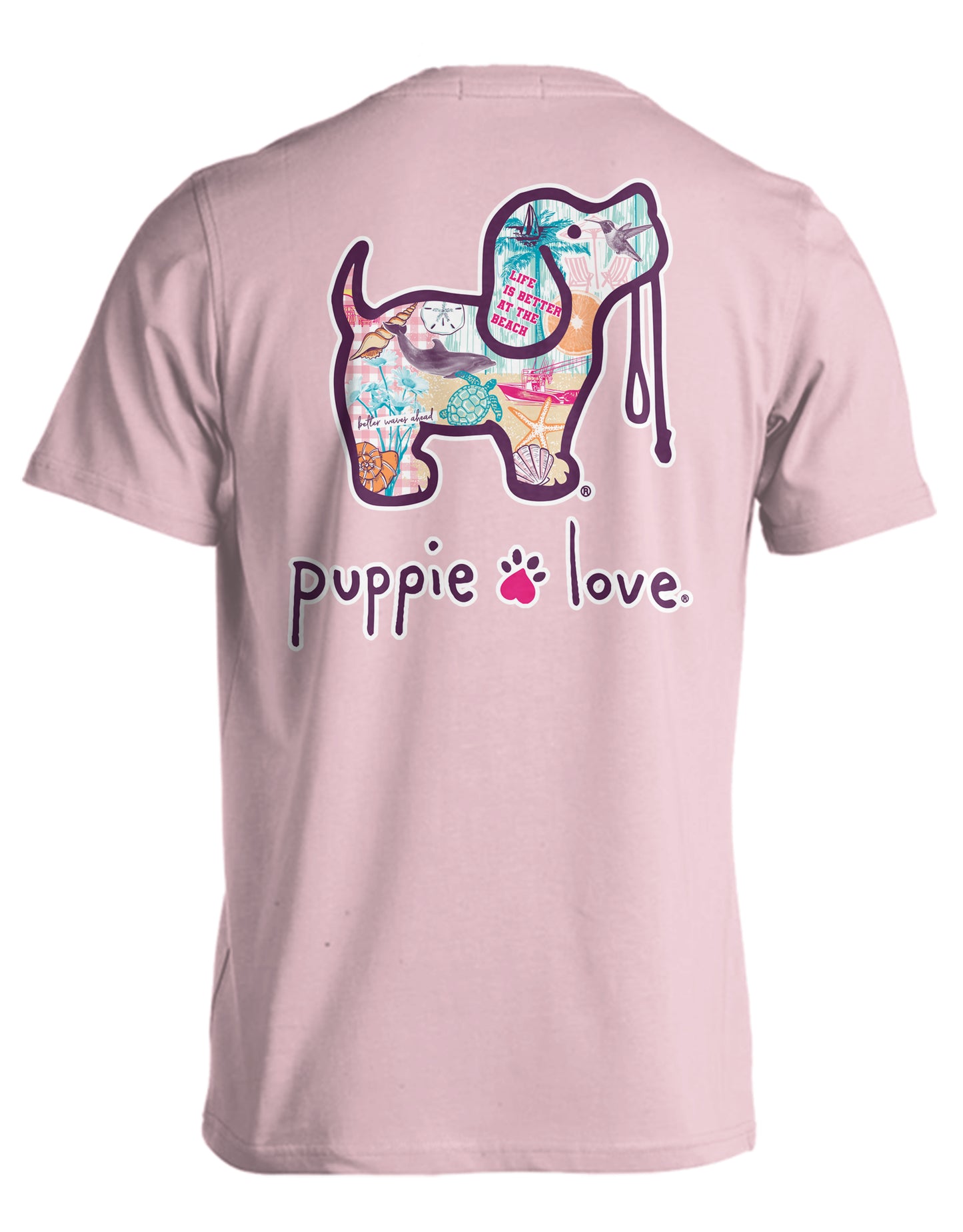 Puppie love beach tee