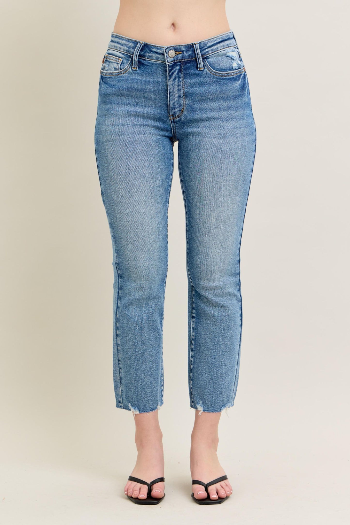 Judy blue kick flare mid rise Jean