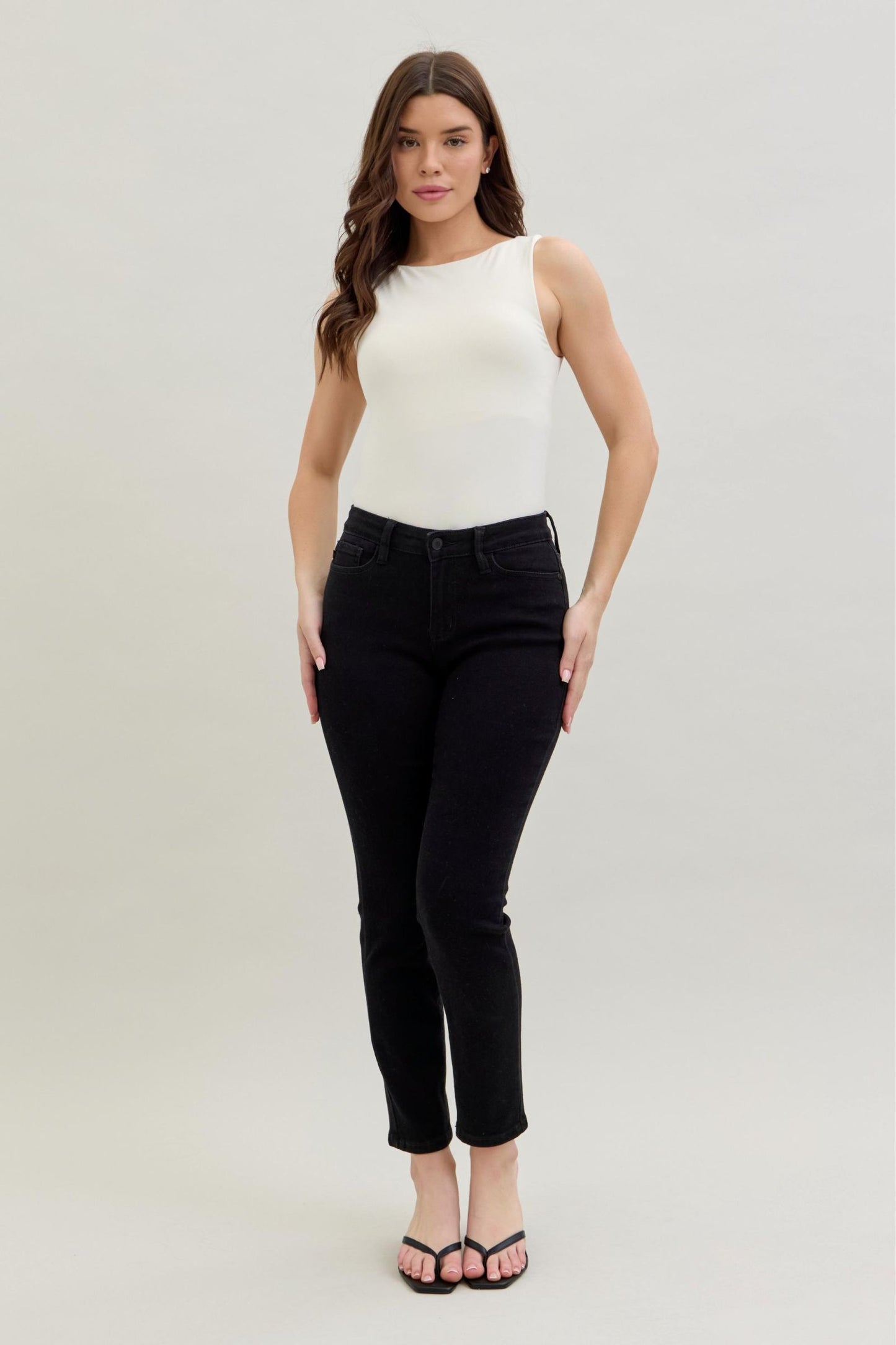 Judy blue black slim fit jeans reg and plus