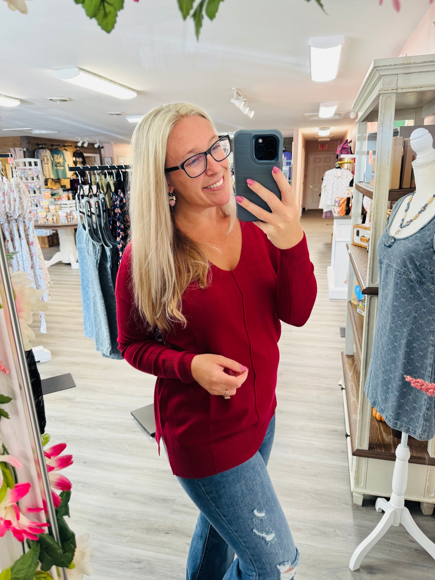 Alice vneck sweater (4 colors!)