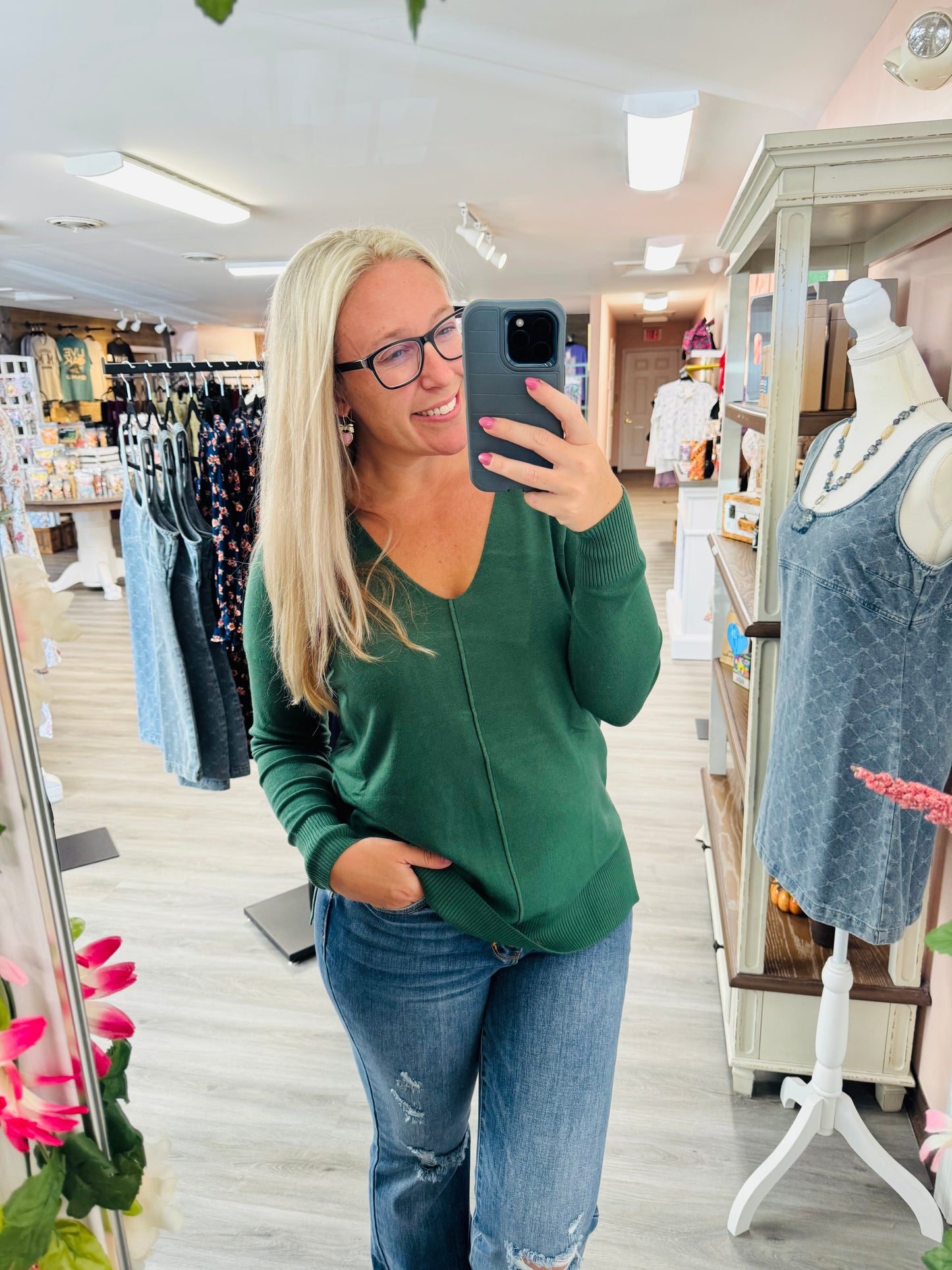 Alice vneck sweater (4 colors!)