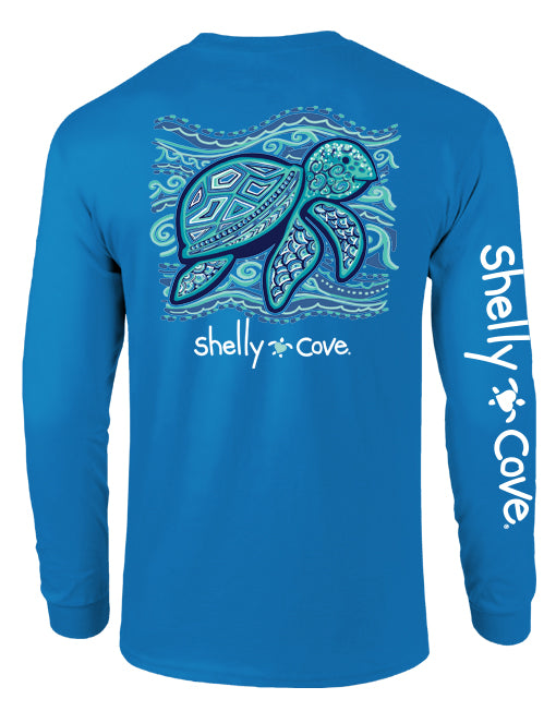 Shelly cove turtle long sleeve