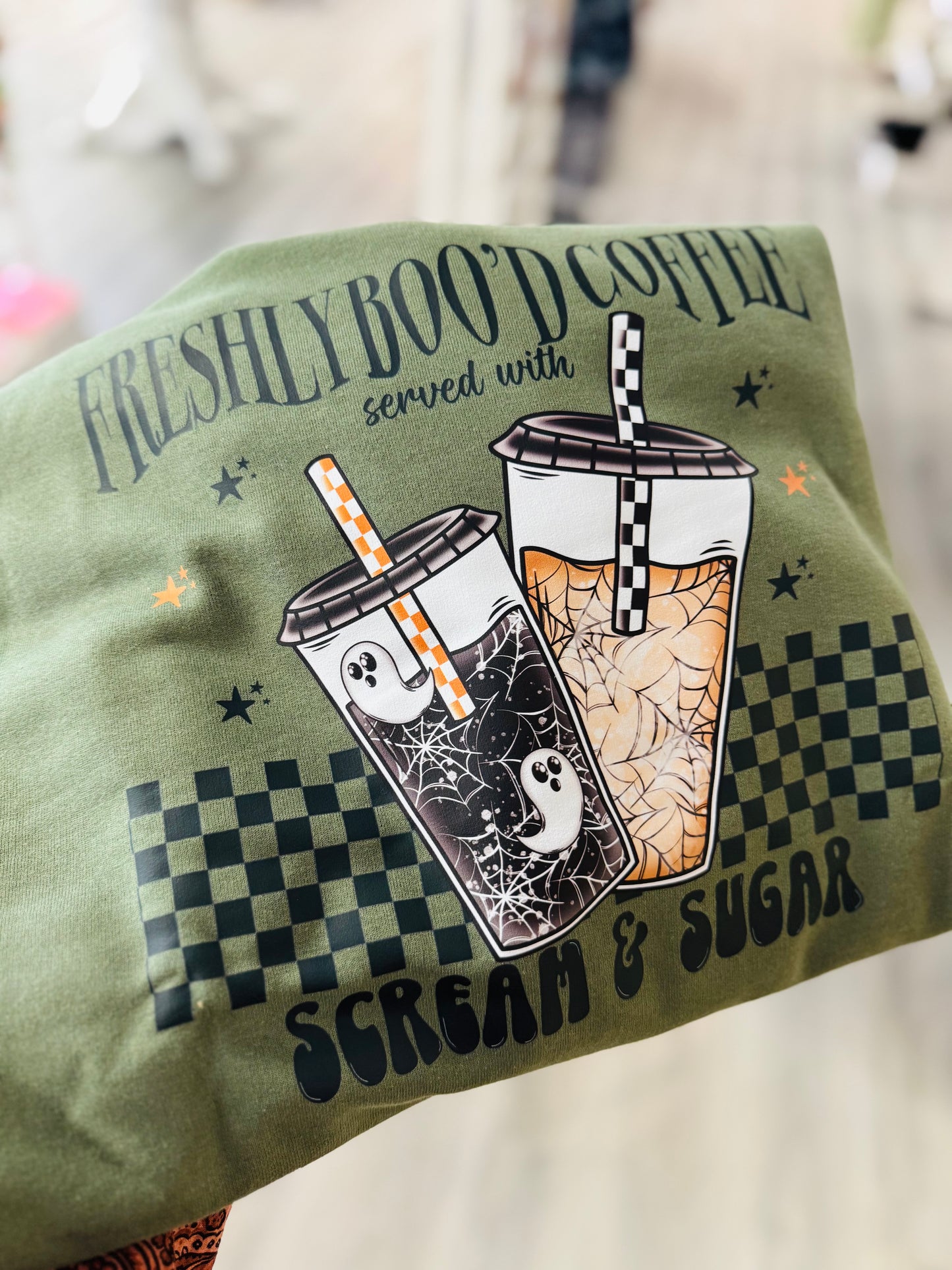 Freshly boo'd coffee