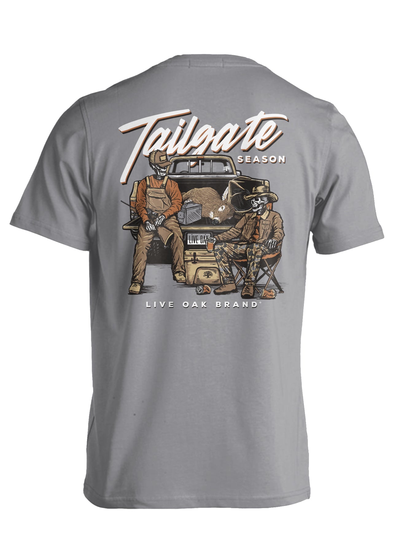 Live oak skeleton tailgate season