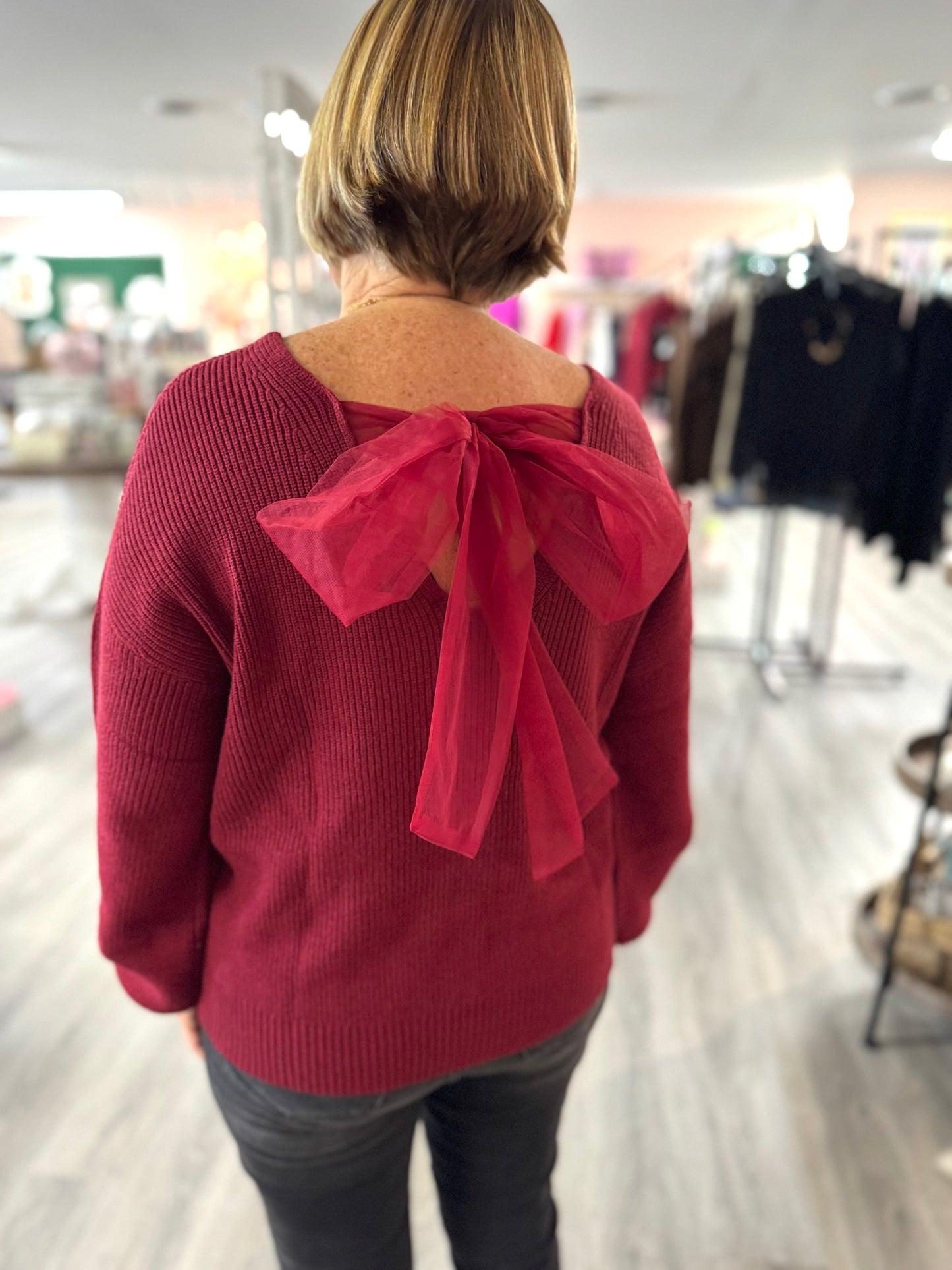 Bow sweater
