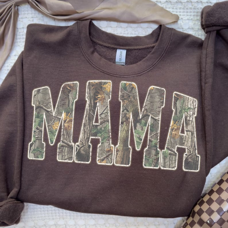 Camo mama sweatshirt