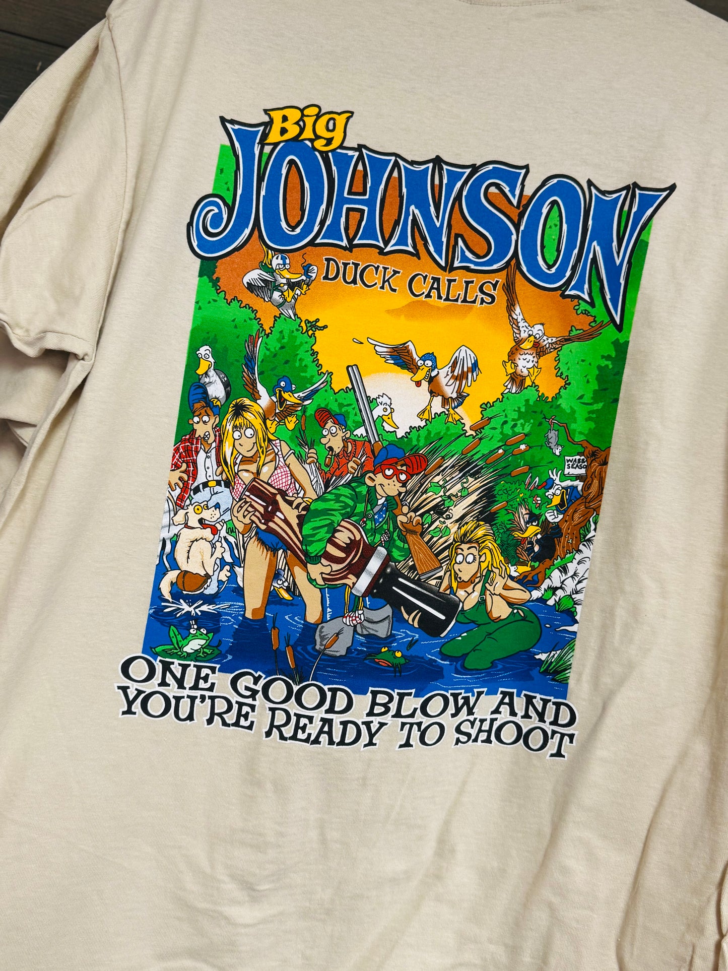 Big Johnson duck calls tee