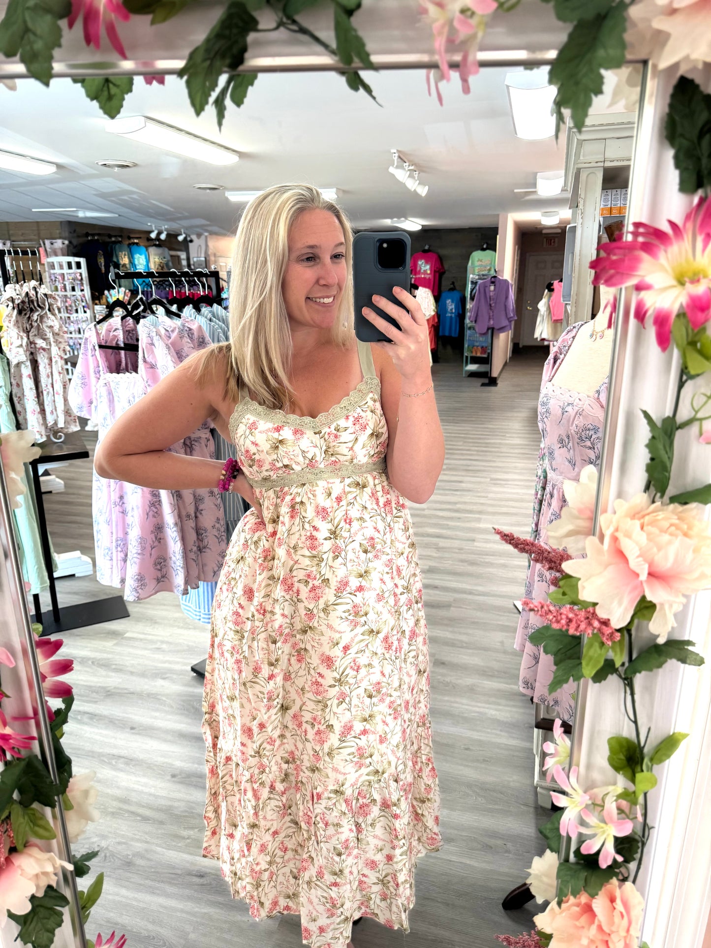 Garden floral maxi