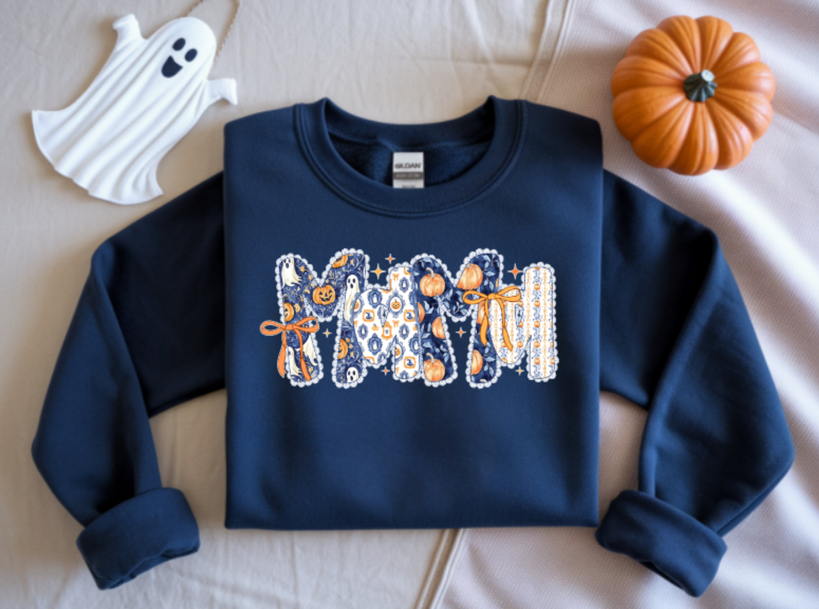 Halloween ghost mama sweatshirt