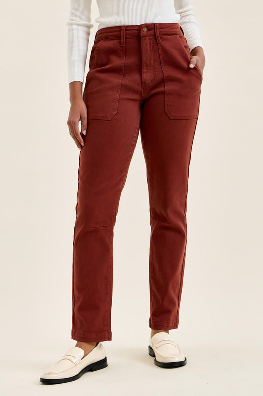 Pumpkin spice high rise Judy blue jeans