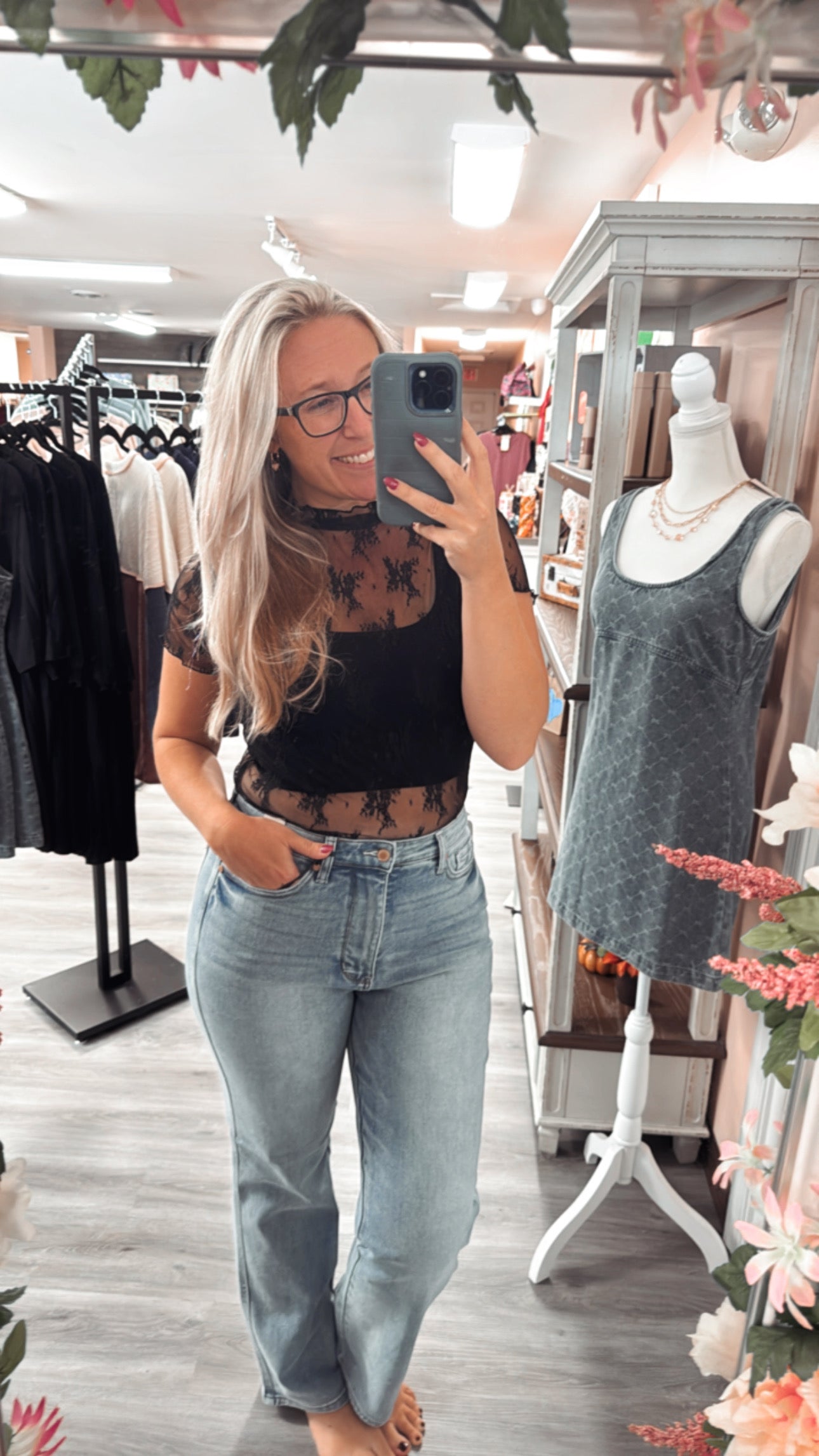 Lace short sleeve