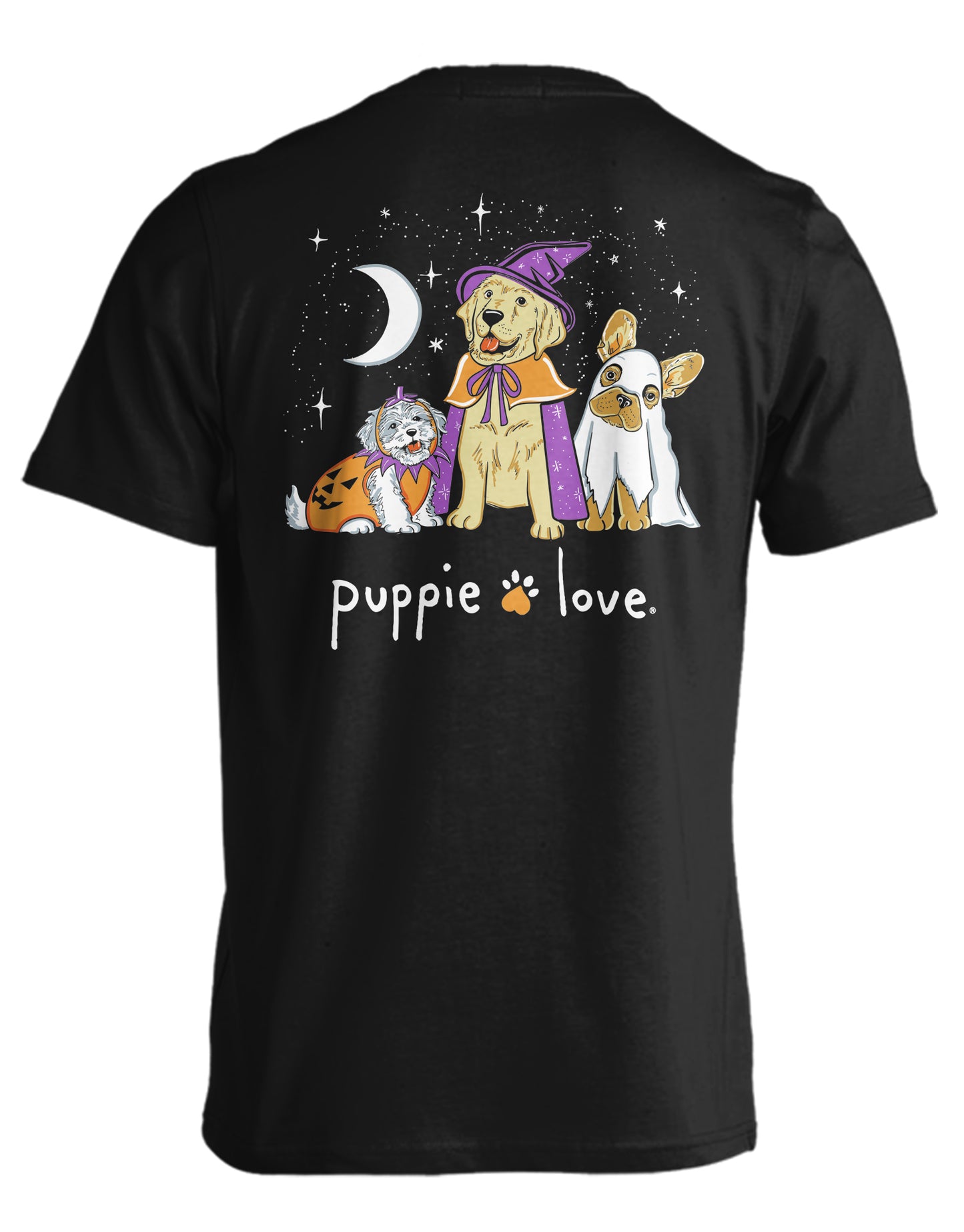 Spooky Halloween puppie love tee