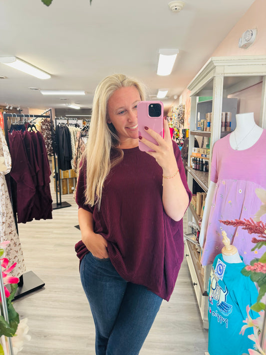 Angie oversized top