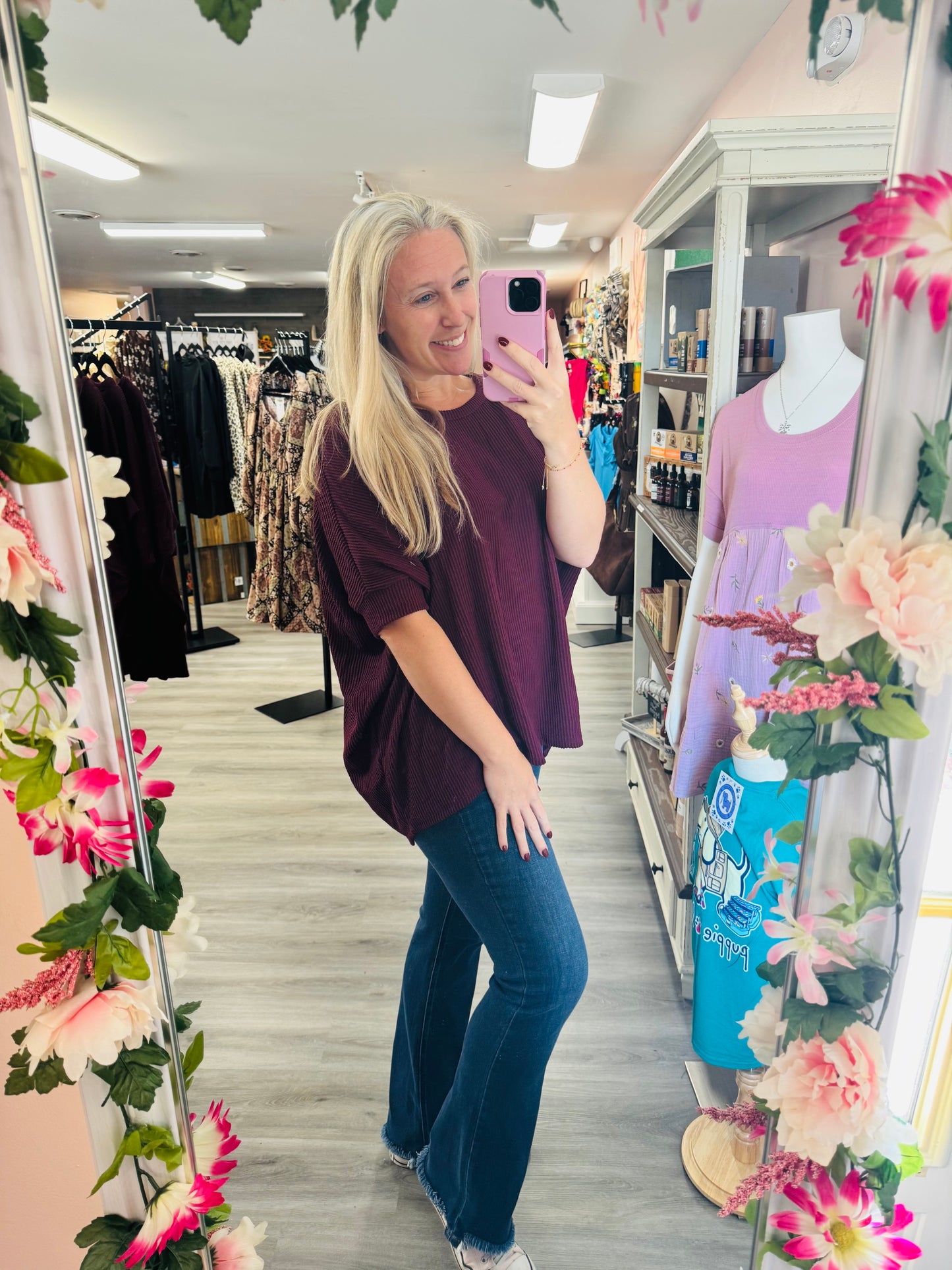 Angie oversized top