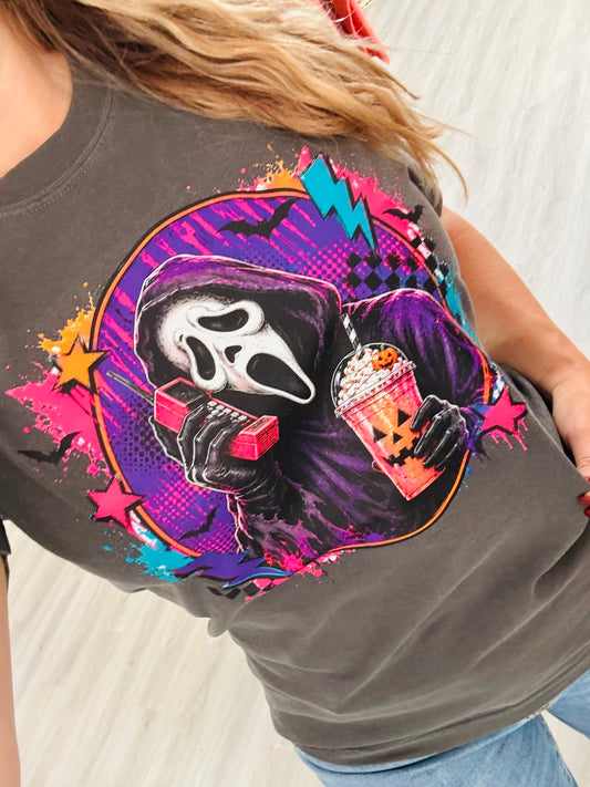 90’s halloween tee ghost face