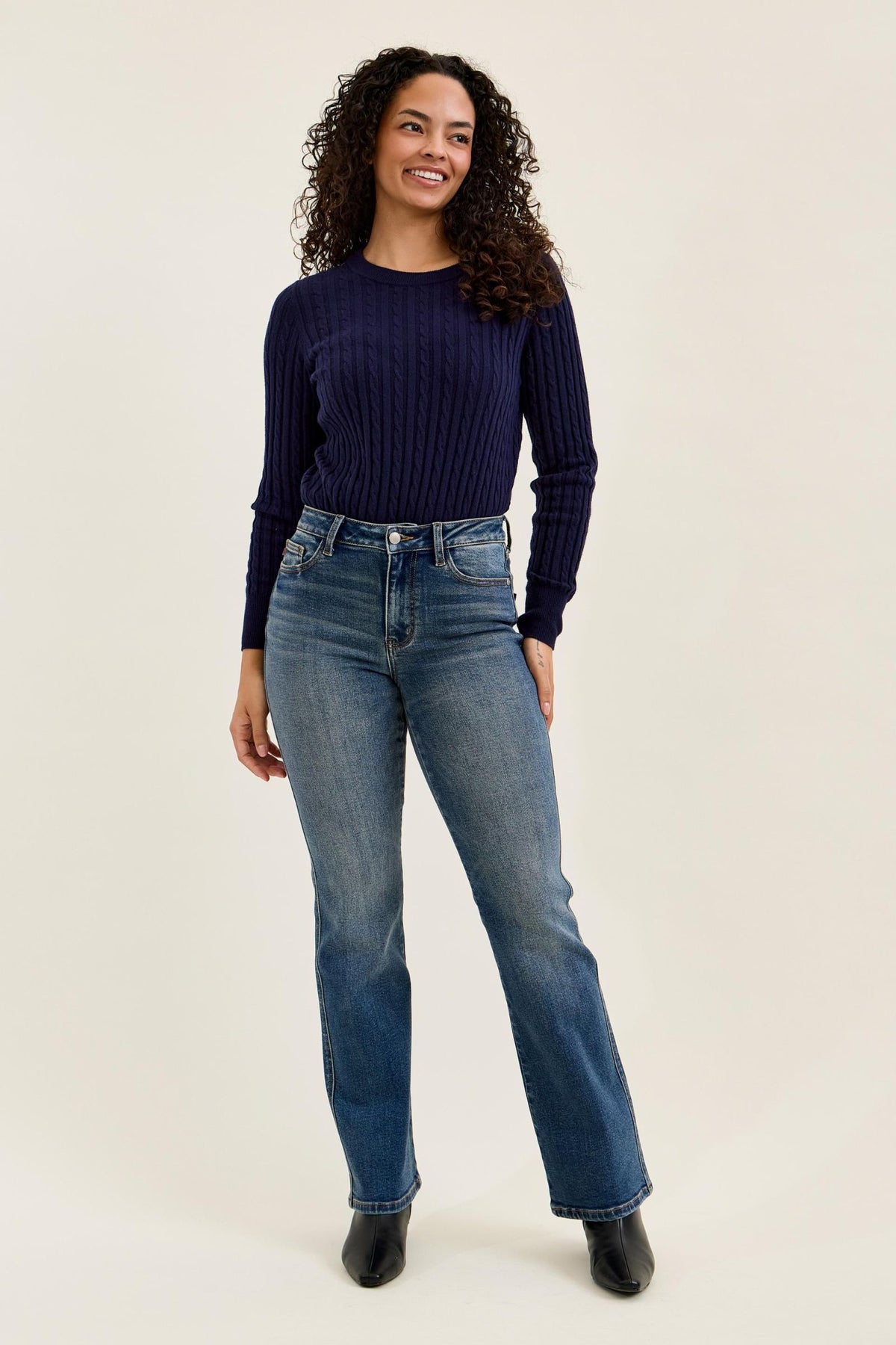 Bootcut midrise Judy blue jeans