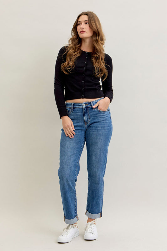 Boy friend fit midrise Judy blue Jeans