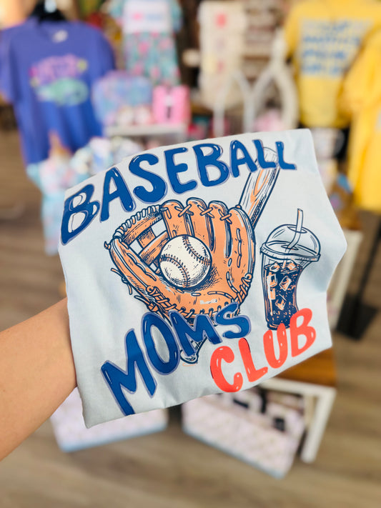 Baseball moms club tee