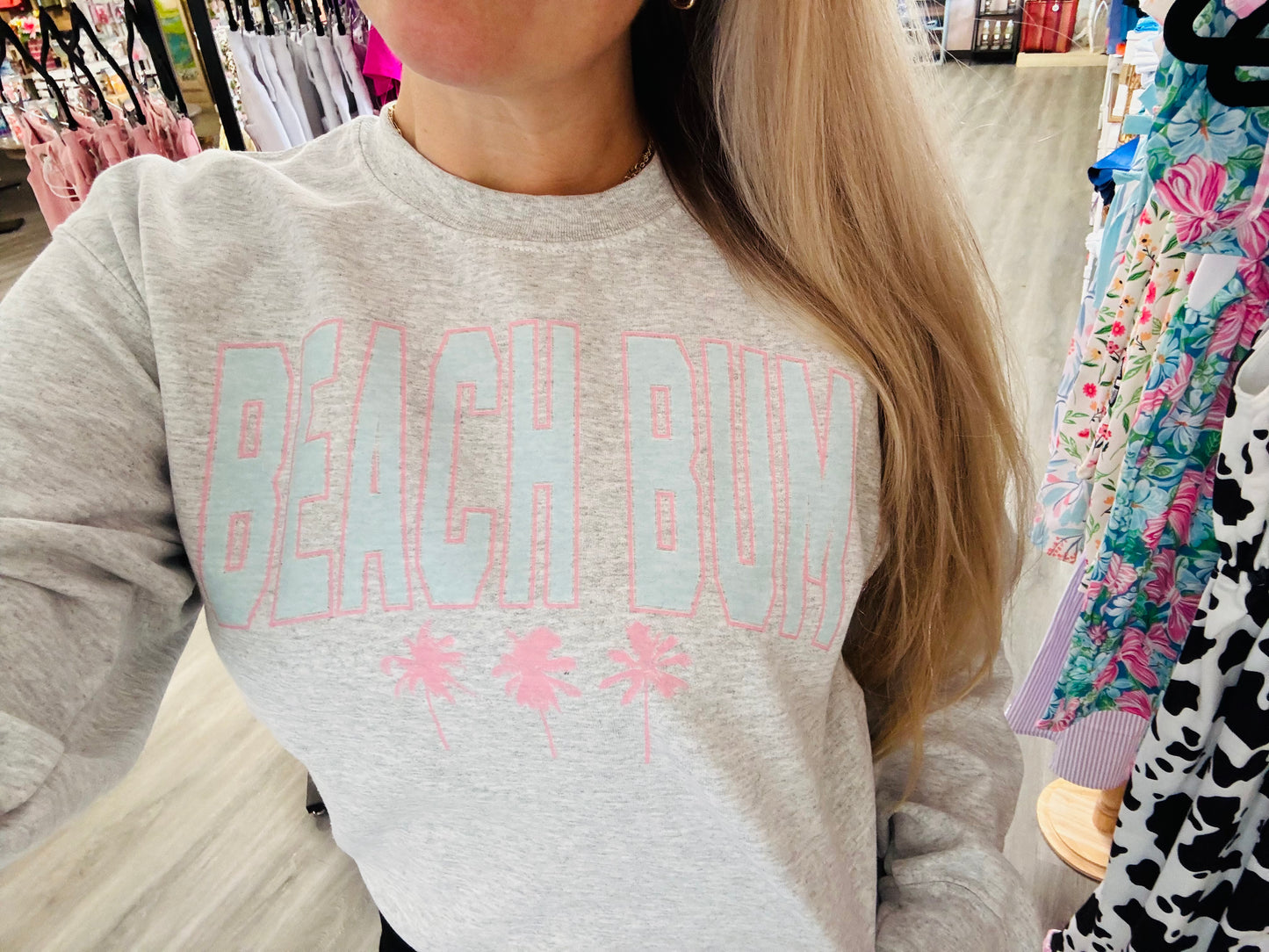 Beach bum sweatshirt