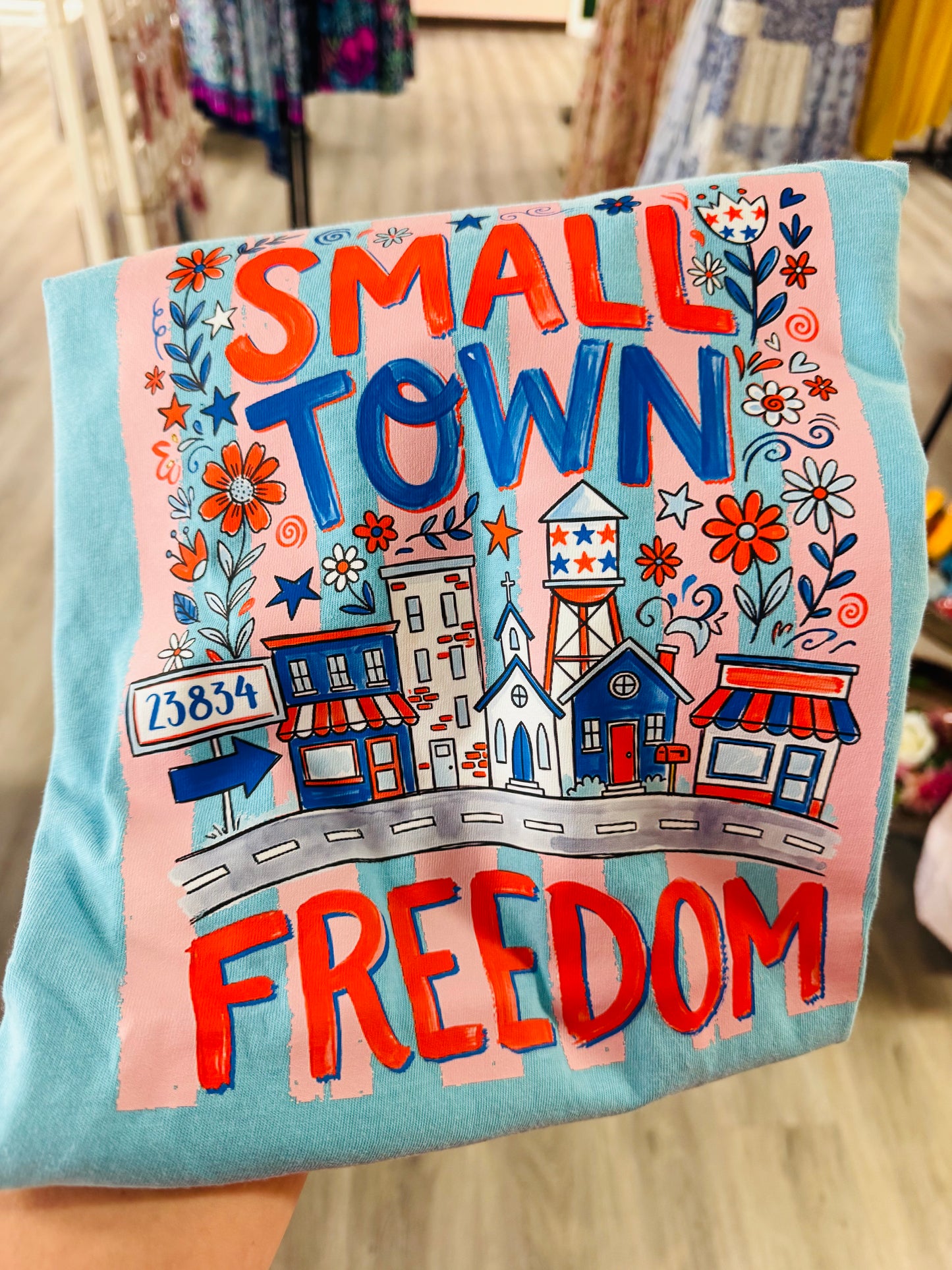 Small town freedom with colonial heights zip code