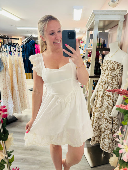 White dress