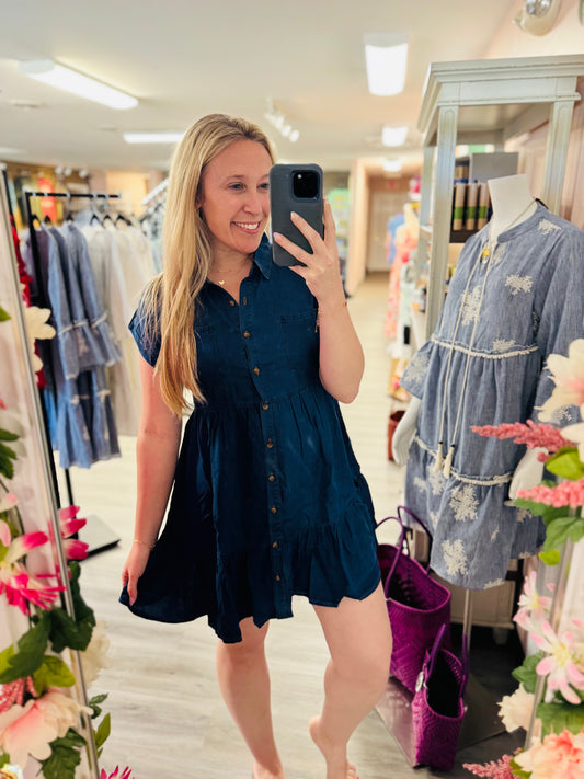 Denim dress