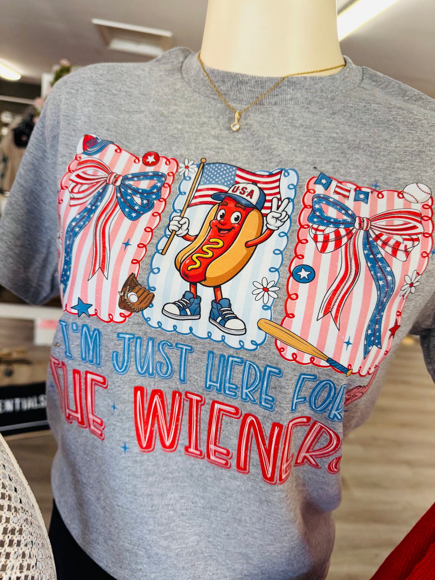 I’m just here for the wieners tee