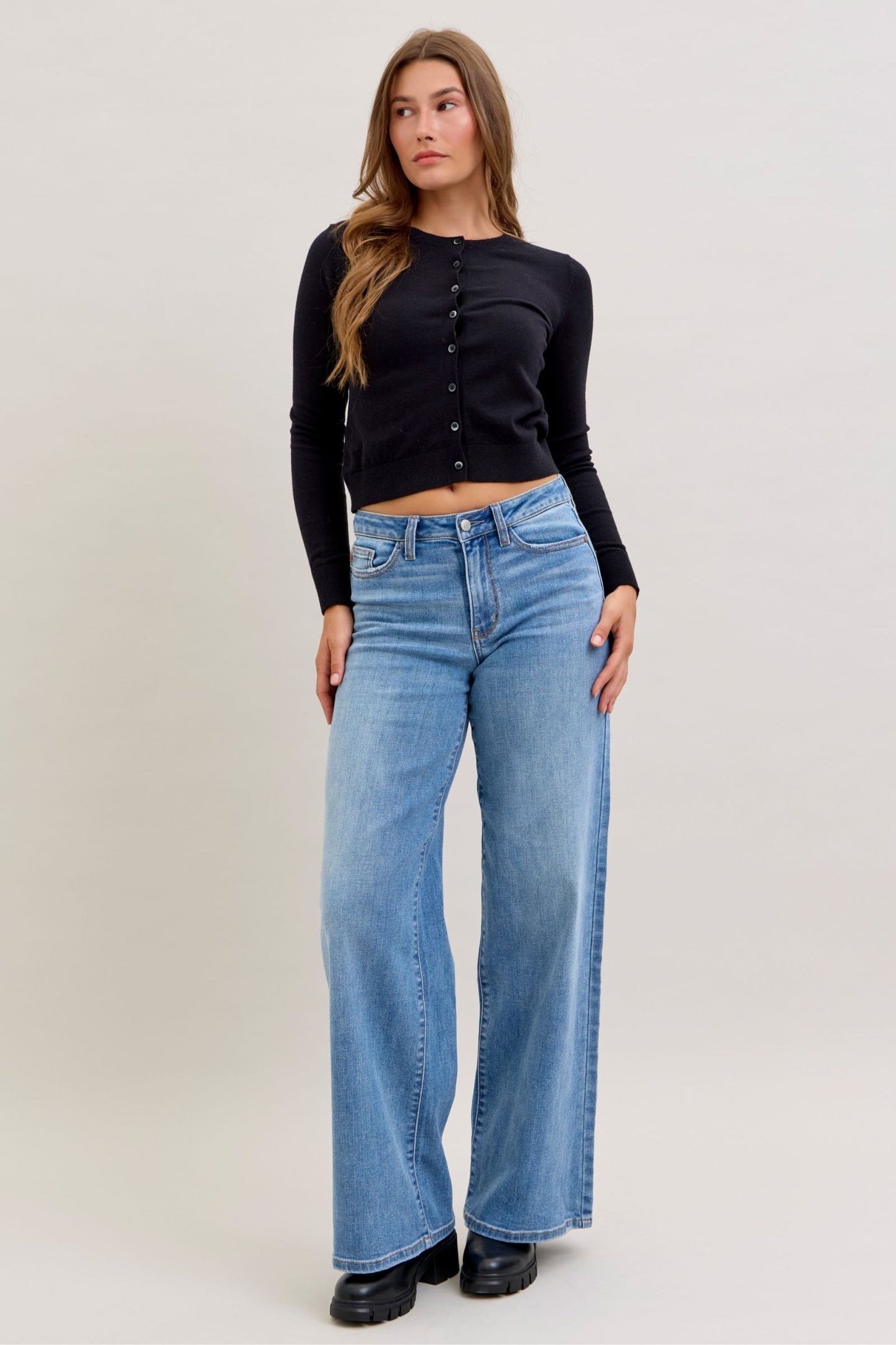 Retro wide Judy blue jeans