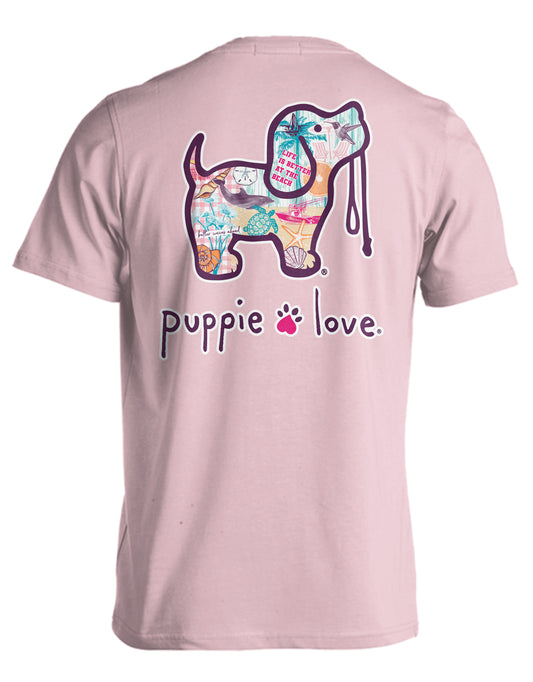 Puppie love beach tee