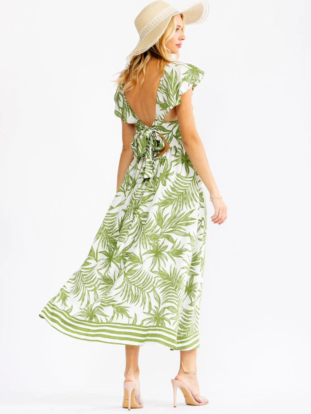 Cathey palm dress