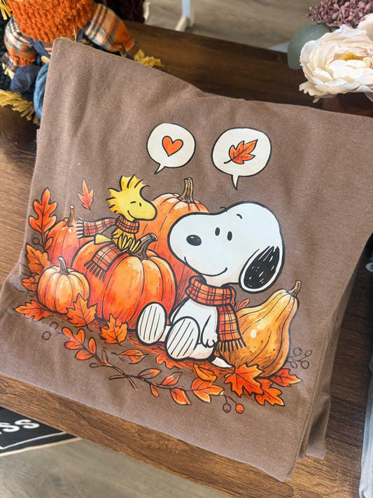 Snoopy fall tee