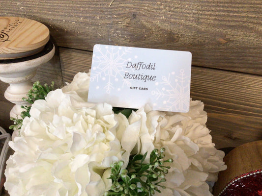 Daffodil gift card