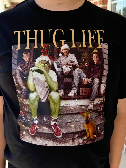 Thug life Christmas tee