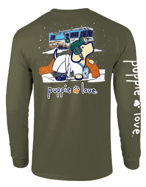 Puppie love Christmas RV