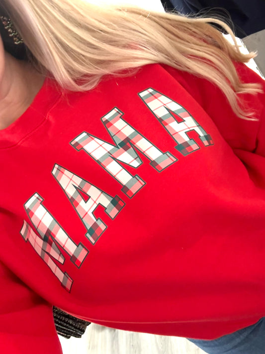 Christmas mama sweatshirt