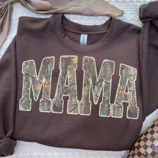 Camo mama sweatshirt