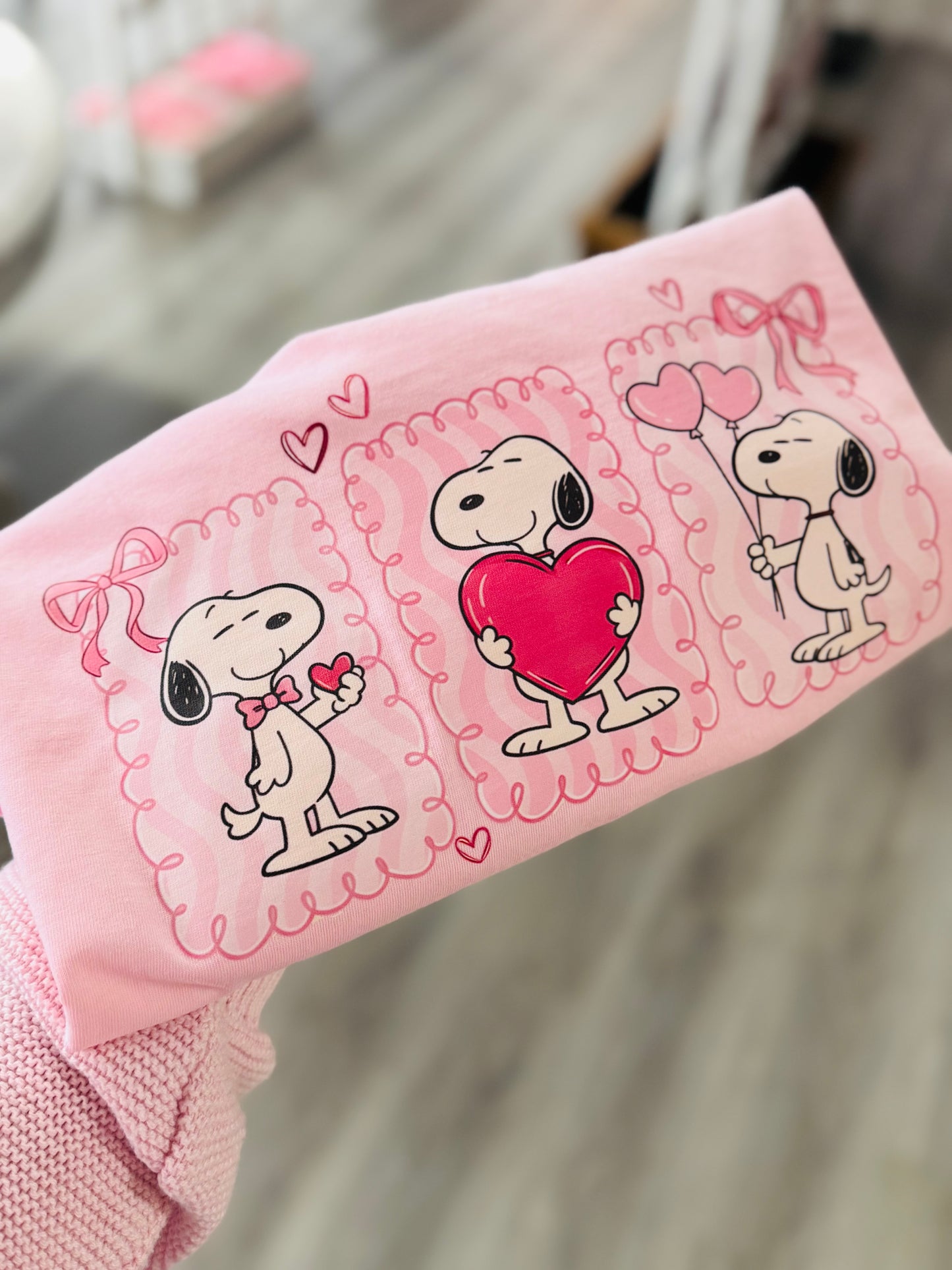 Snoopy Valentine’s Day tee
