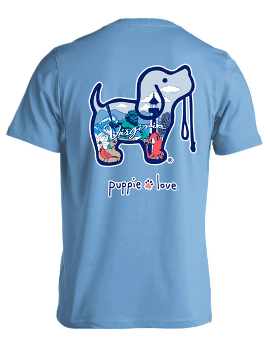 Virginia puppie love tee