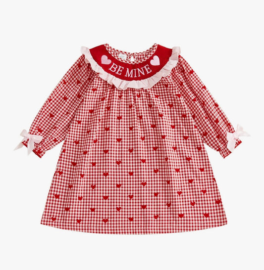 Be mine valentines dress kids