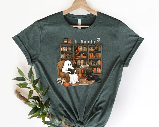 Book ghost tee