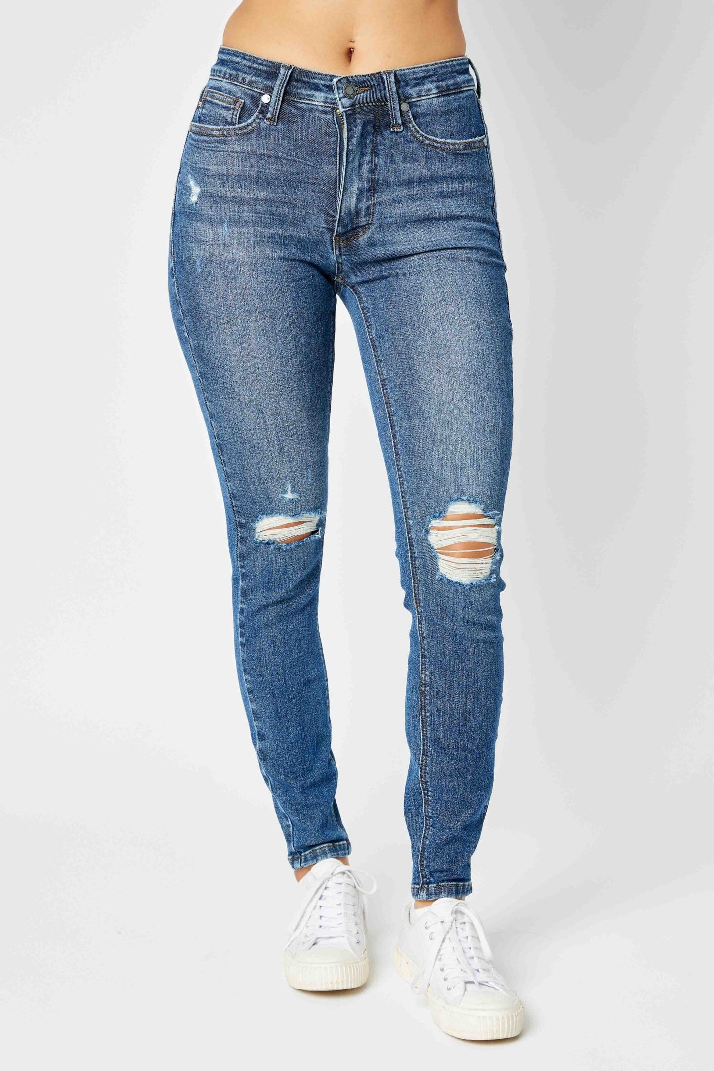 Judy blue tummy control skinny mid rise