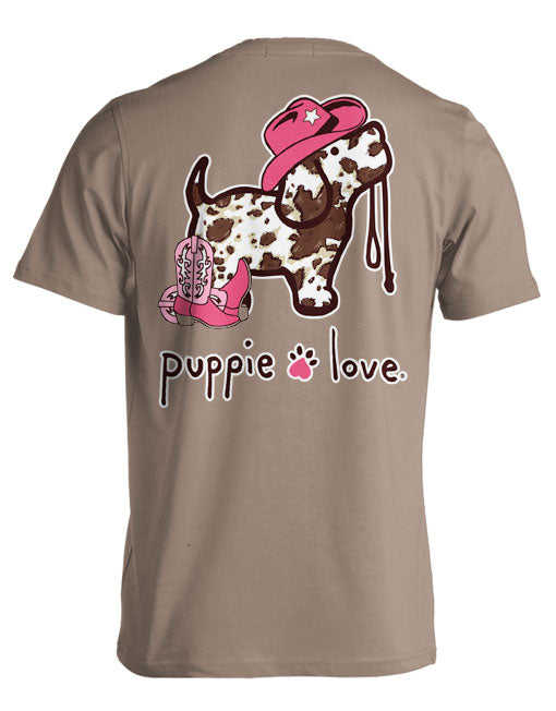 Puppie love cowgirl