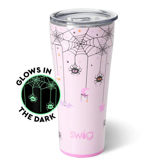 Swig spooky spider 32oz without handle or 22 oz with handle