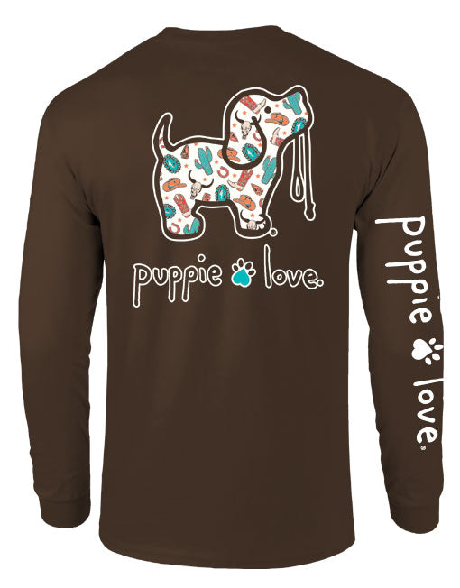 Puppie love long sleeve western