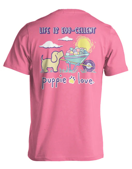 Easter puppie love adult tee