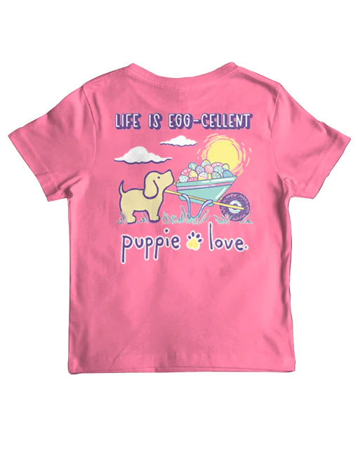 Easter kids puppie love tee
